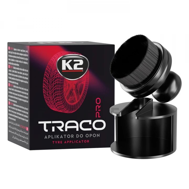Щітка аплікатор для шин із підставкою TRACO PRO