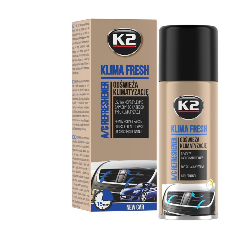 Очиститель кондиционеров 150мл. Новое авто K2 Perfect Klima Fresh