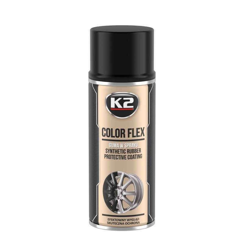 Фарба чорний глянець плівка COLOR FLEX (0,400 л) рідка гума