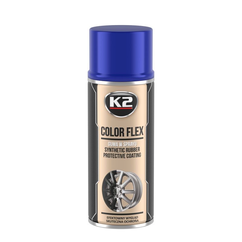 Фарба синій глянець плівка COLOR FLEX (0,400 л) рідка гума