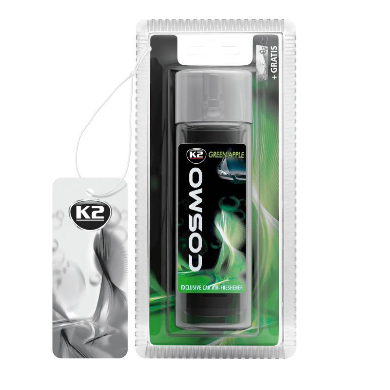 Освіжувач повітря Зелене яблуко 50мл із підвіскою COSMO GREEN APPLE+GRATIS