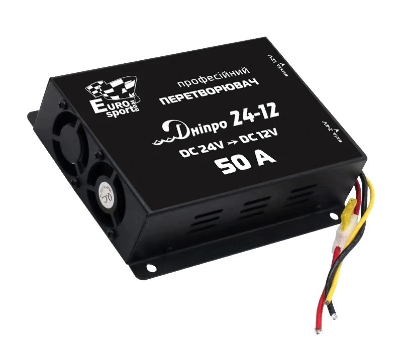 Перетворювач напруги Дніпро 24V-12V 50А 600W