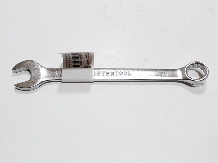 Ключ ріжково-накидний (16 мм) Intertool