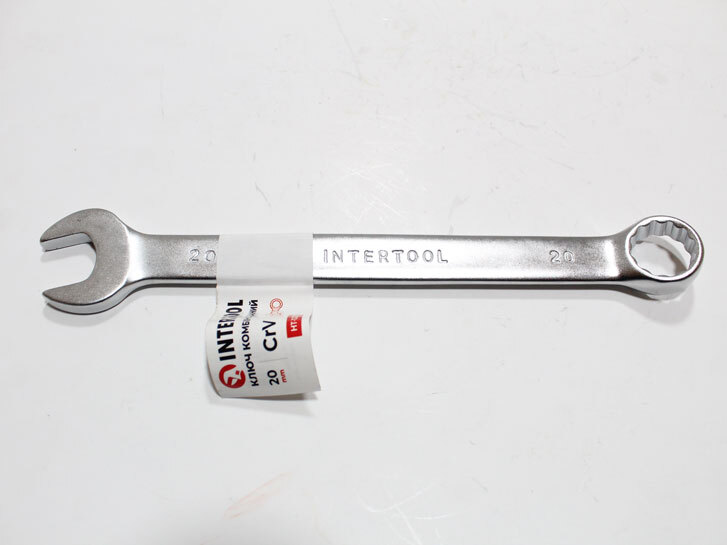 Ключ ріжково-накидний (20 мм) Intertool