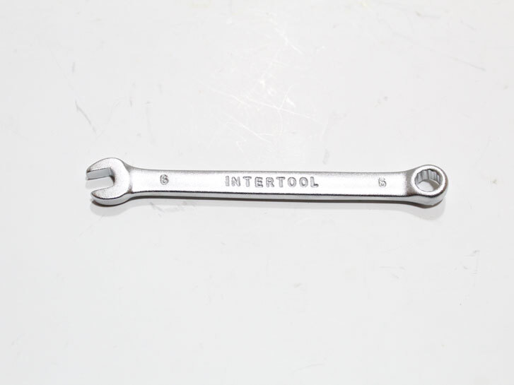 Ключ ріжково-накидний (6 мм) Intertool