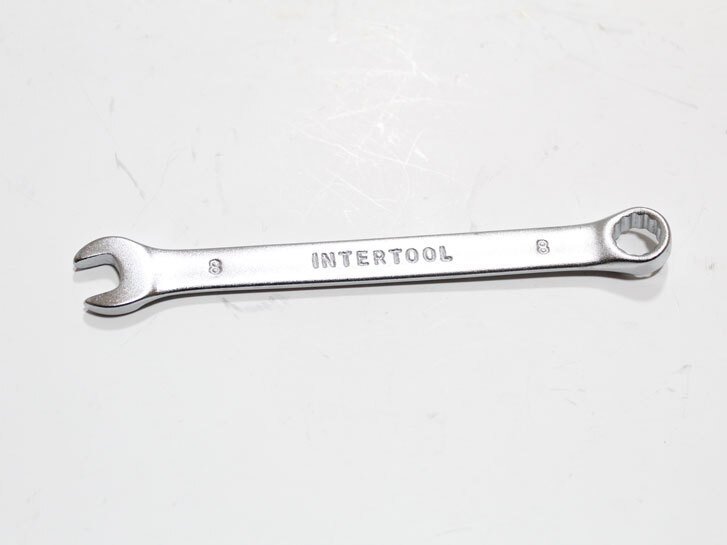 Ключ ріжково-накидний (8 мм) Intertool