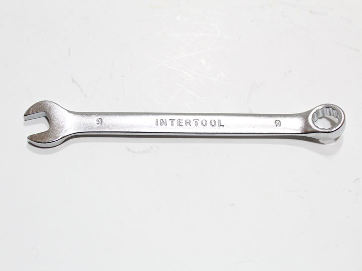 Ключ ріжково-накидний (9 мм) Intertool