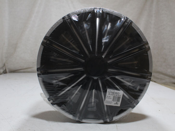 Ковпаки на колеса (4шт) R13 Nero Silver & Black
