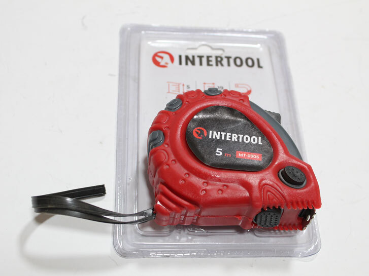 Рулетка "Intertool" Супер магніт 5м (19мм)