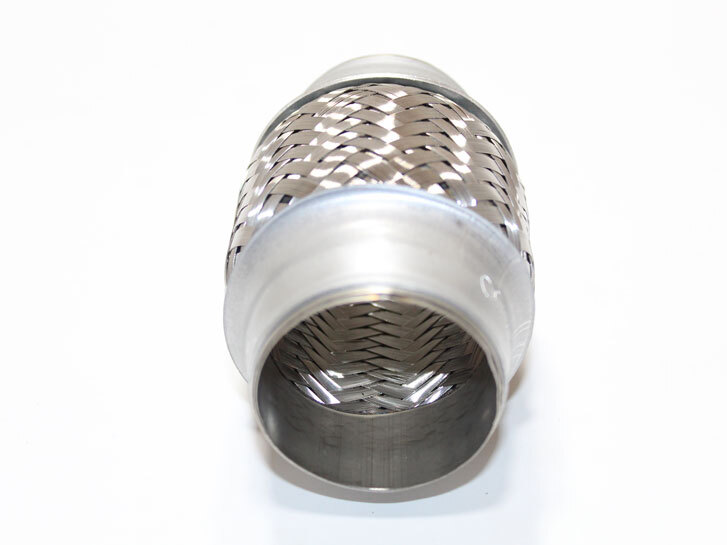 Гнучка труба вихлопу з внутрішнім обплетенням 45mm X 100mm