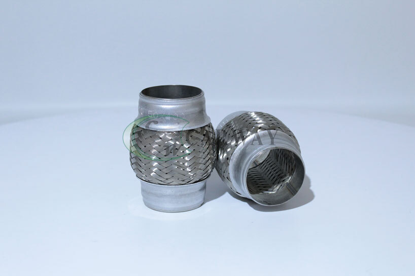 Гнучка труба вихлопу з внутрішнім обплетенням 50mm X 100mm