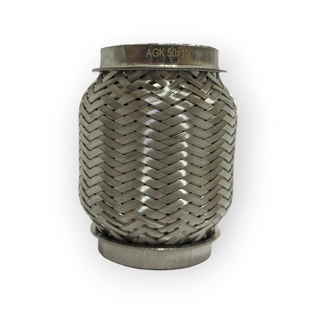 Гнучка труба вихлопу авто з блокуванням 50mm X 100mm