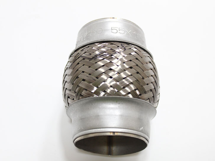 Гнучка труба вихлопу з внутрішнім обплетенням 55mm X 100mm
