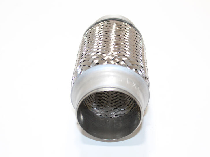 Гнучка труба вихлопу з внутрішнім обплетенням 55mm X 150mm