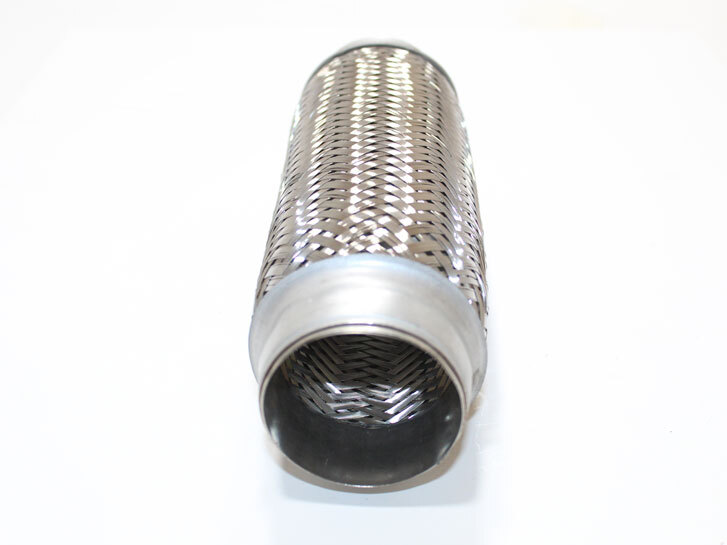 Гнучка труба вихлопу з внутрішнім обплетенням 55mm X 220mm