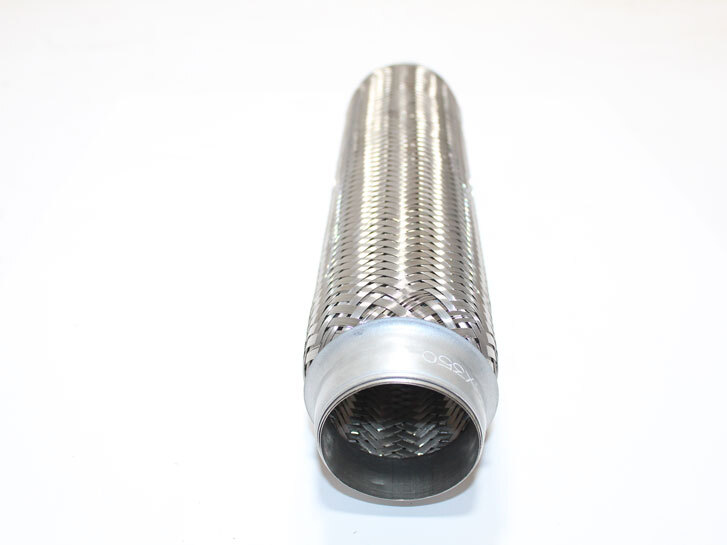 Гнучка труба вихлопу з внутрішнім обплетенням 55mm X 350mm