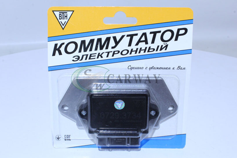 Комутатор ВАЗ 2108-2109 (7конт.) (збільш. термін служби) блістер 0729.3734 ВТН