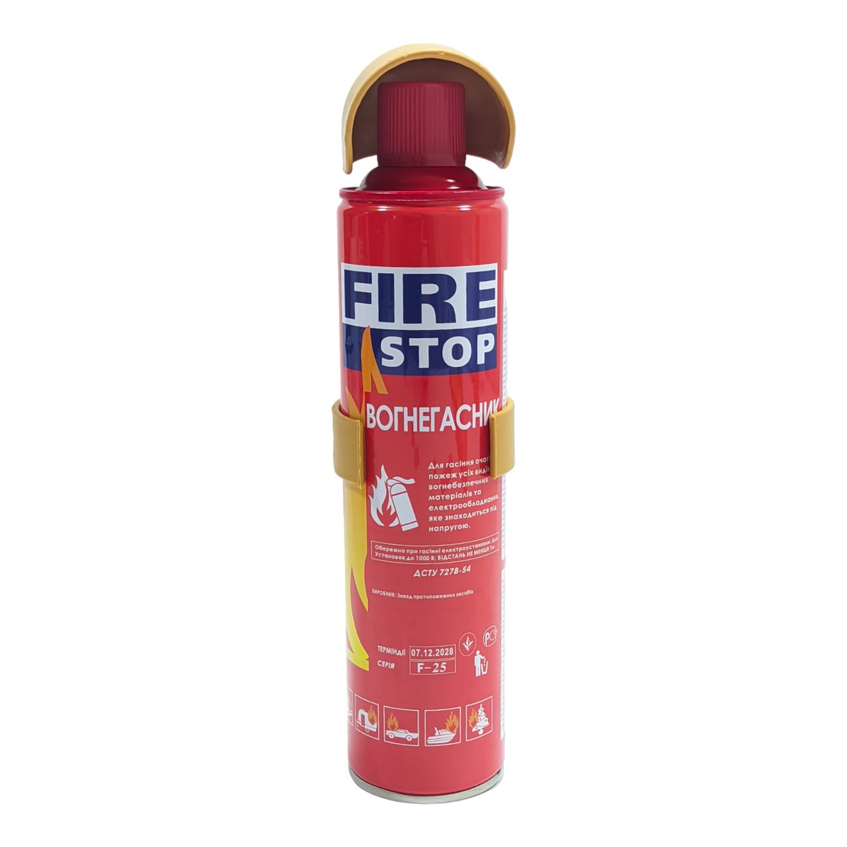 Вогнегасник вуглекислотний 1,0 кг "Fire Stop"