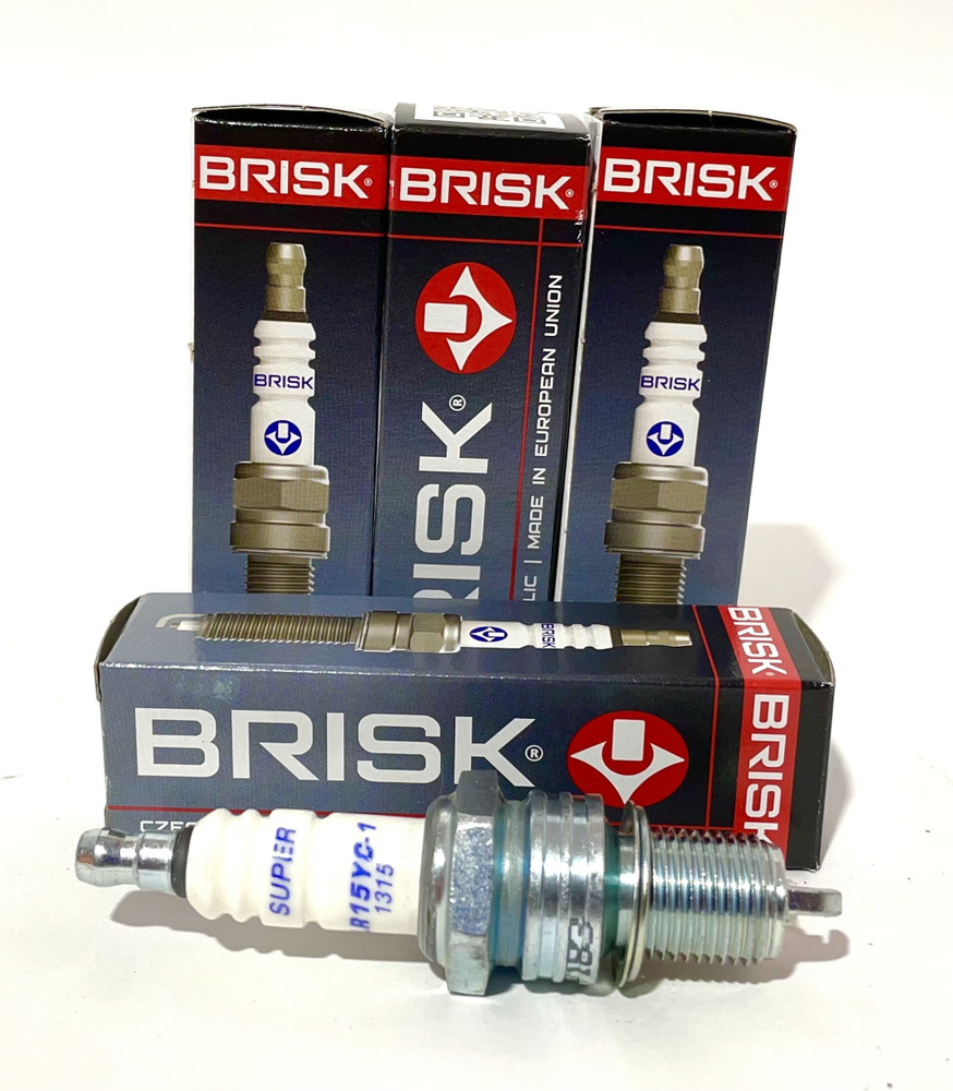Свічки запалювання ВАЗ 2101-2109, Таврія, Lanos (8 кл.) SUPER 2108-3707000 Brisk