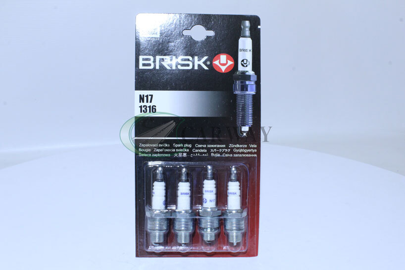 Свічки запалювання Волга, Газель (ЗМЗ-402) CLASSIC BR N17.4B Brisk