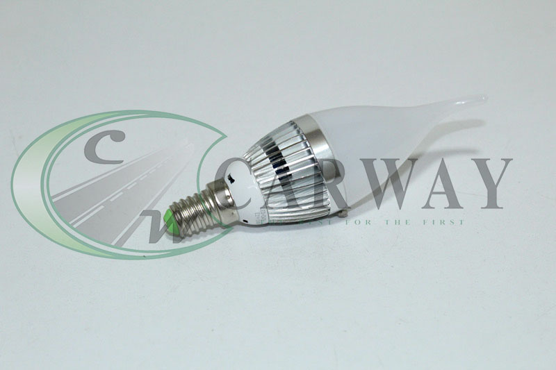 Лампа светодиодная 220в E14 5.5W 2800-3300K (Свеча на ветру)
