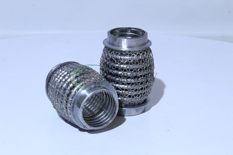 Гнучка туба вихлопу з сітчастим облетенням 38mm X 94mm