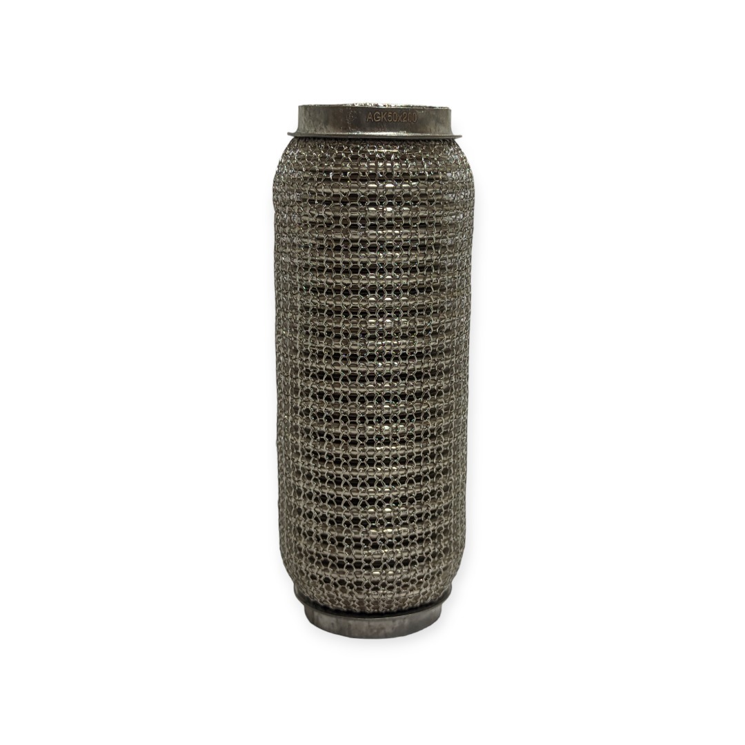 Гнучка труба вихлопу авто з сітчастим обплетенням 50mm X 200mm