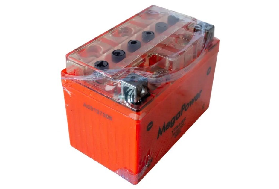 Акумулятор мото 12v 4Ah 50А MegaPower GEL під болт (низький)