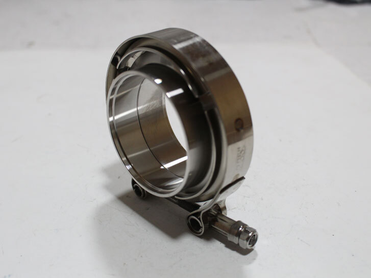 Хомут з фланцями V-Band нержавіюча сталь 60мм (2.35") AGK-VB1060F