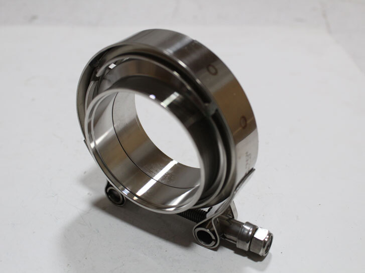 Хомут з фланцями V-Band нержавіюча сталь 63мм (2.5") AGK-VB1063F