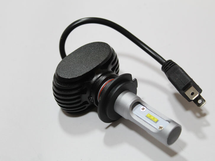 Лампа LED H7, діод CREE/12-24V, 2x24W, 5700-6000К/тип охолодження радіатор "R1"