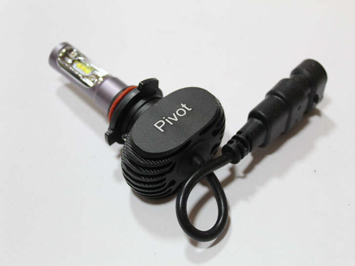 Лампа LED НB3 (9005), діод CREE/12-24V, 2x24W, 5700-6000К/тип охолодження радіатор "R1"