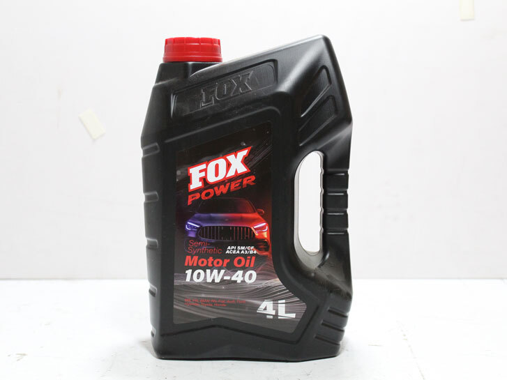 Масло моторне 10w40 напівсинтетика (4 л) POWER PREMIUM FOX