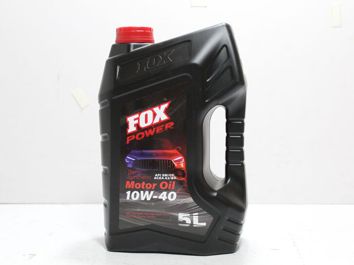 Масло моторне 10w40 напівсинтетика (5 л) POWER PREMIUM FOX