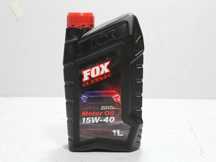 Олія моторна мінеральна 15w40 (1 л) CLASSIC FOX