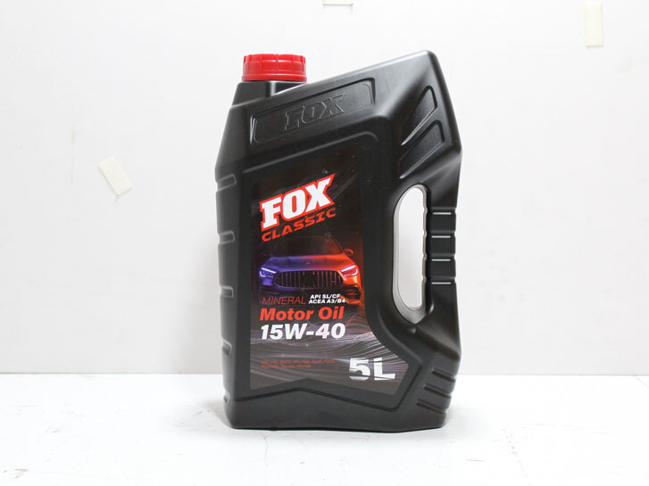 Олія моторна мінеральна 15w40 (5 л) CLASSIC FOX