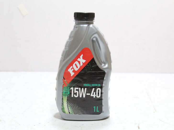 Олія моторна мінеральна 15w40 (1 л) ПЕТ FOX