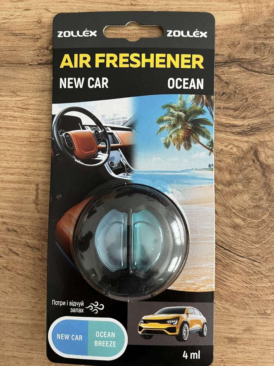 Освіжувач повітря 4мол New car/Ocean 17024