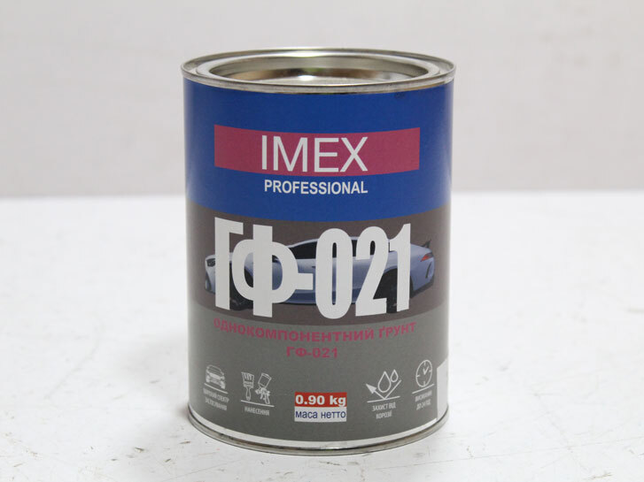 Грунт сірий 1л універсальний професійний GF-021 (0,9 кг) IMEX