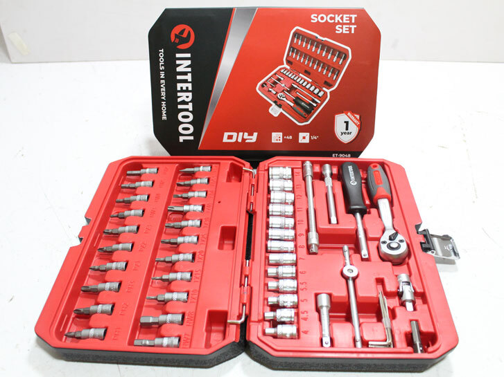 Набір головок та насадок 48 од. "Intertool" Diy 1/4"