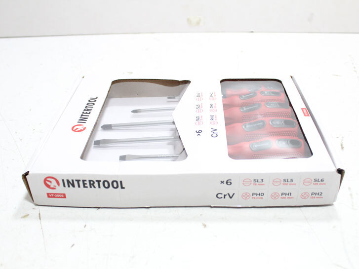 Набір викруток 6 одиниць "Intertool" VT-2005