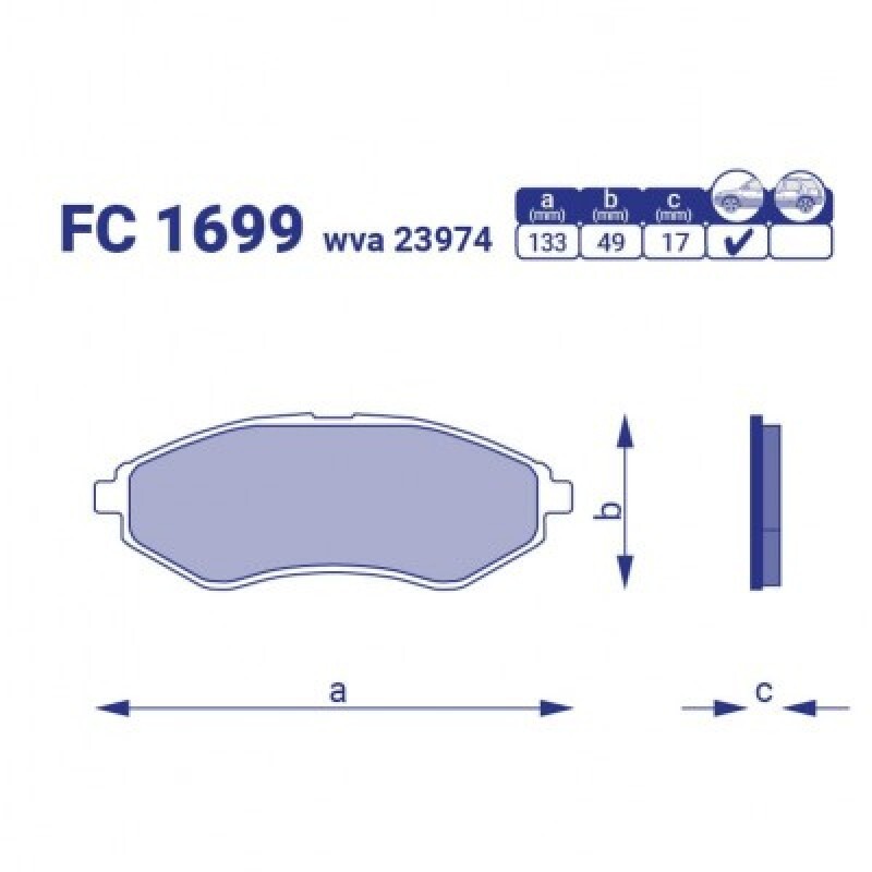 Колодки передні гальмівні Aveo 96534653 FriCo