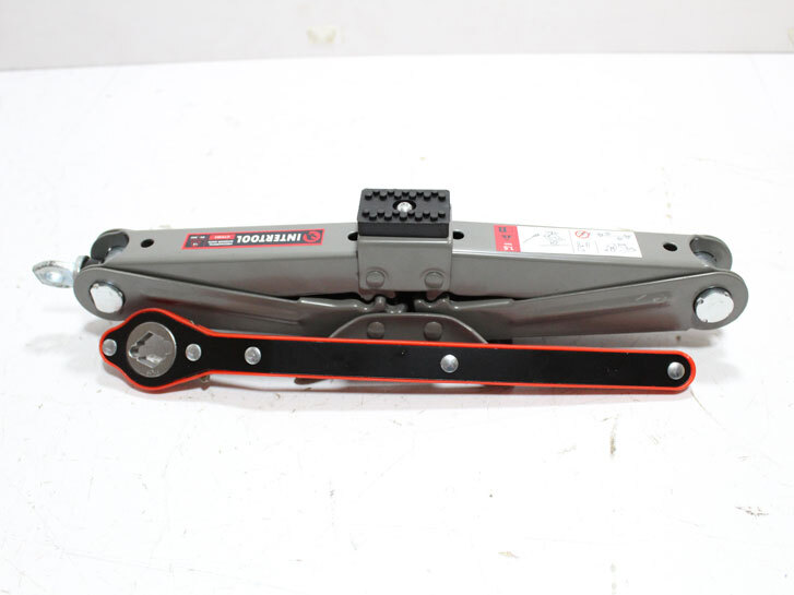 Домкрат ромб 1.5 т з тріскачкою 80-360мм "Intertool" (з гумкою) Intertool GT0183