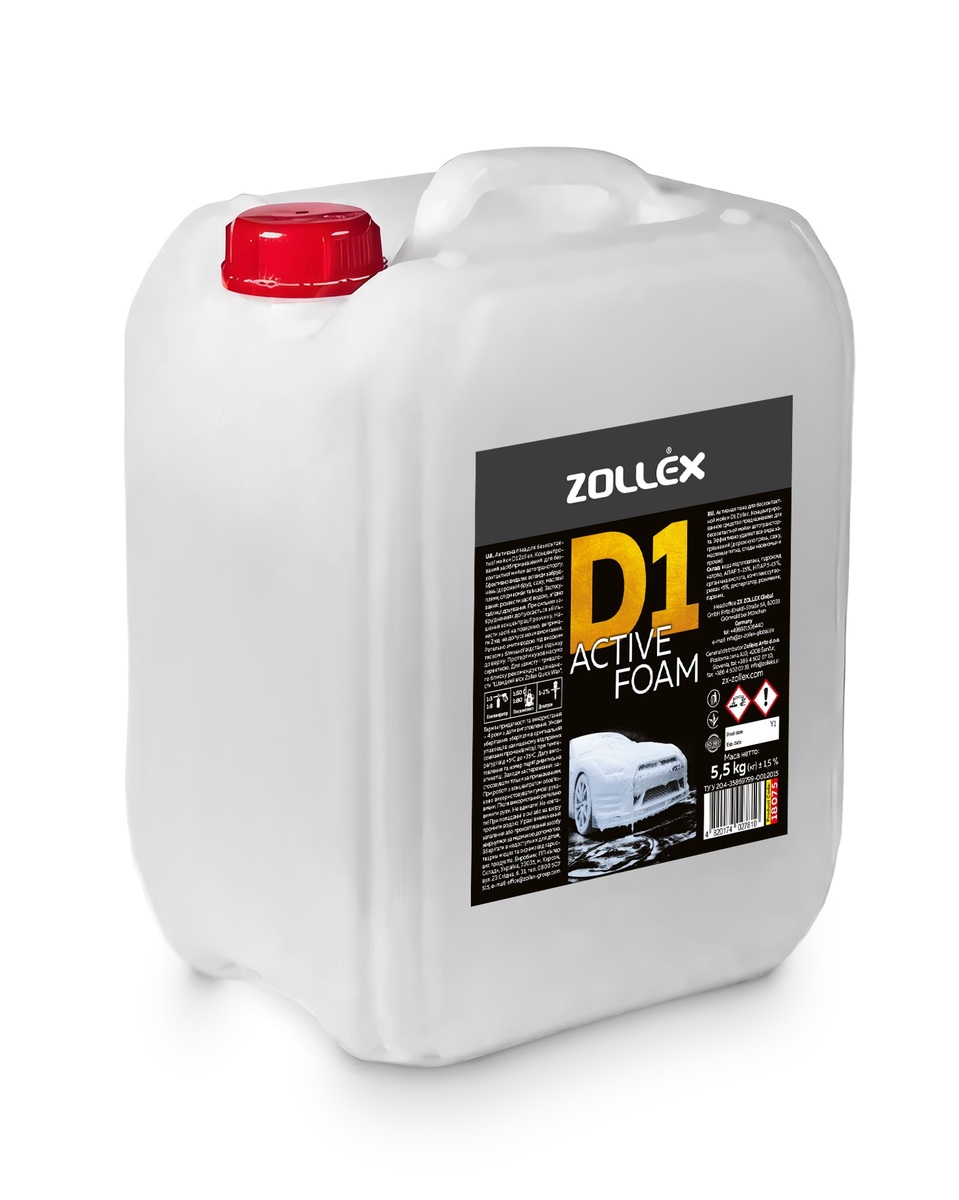 Шампунь для безконтактного миття D-1 (5,25кг) 18122 Zollex