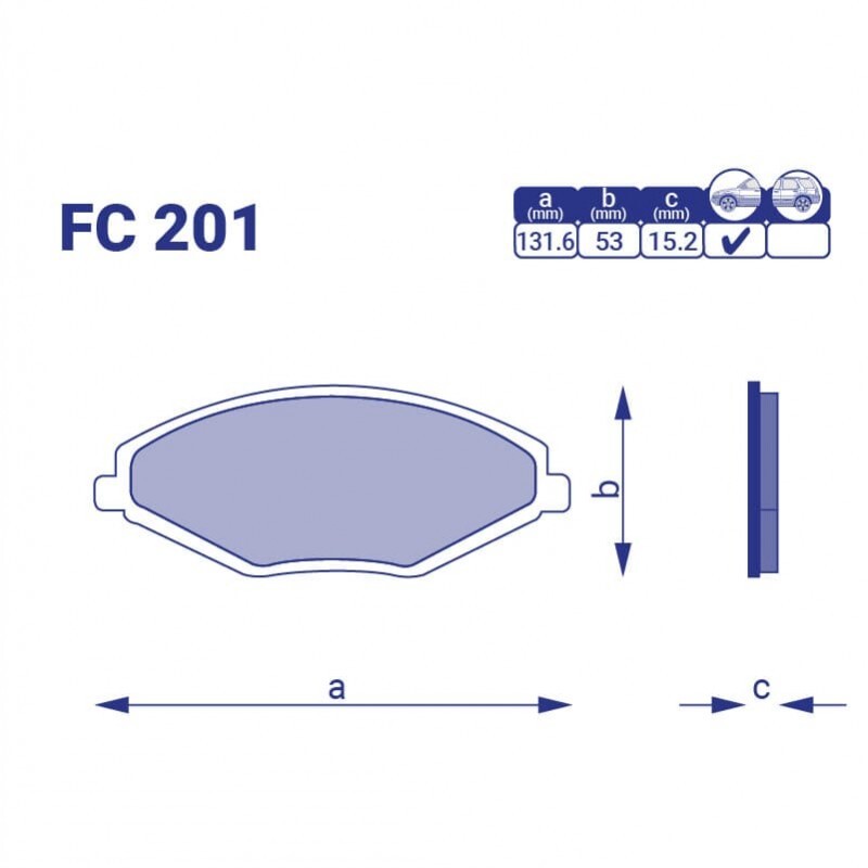Колодки передні гальмівні CHERY AMULET/A11/A15 03- A11-3501080