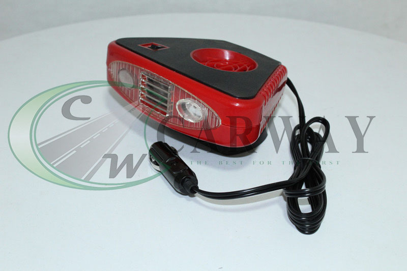 Тепловентилятор з діодами 12V 150W / 180W обігрів / обдув + 1,9 м кабель