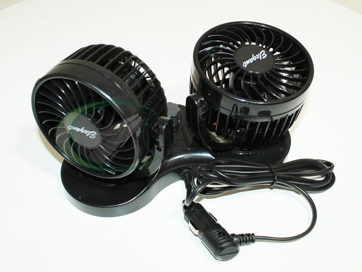 Вентилятор 12V 5 "подвійний