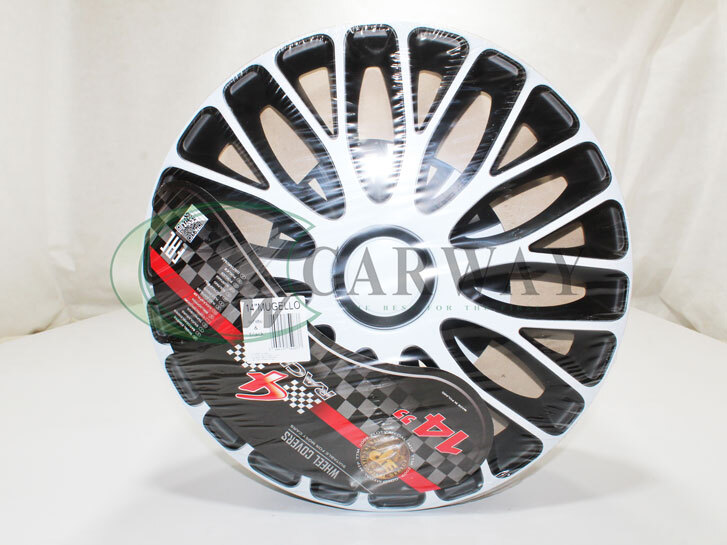 Ковпаки на колеса (4шт) R14 Mugello White&Black
