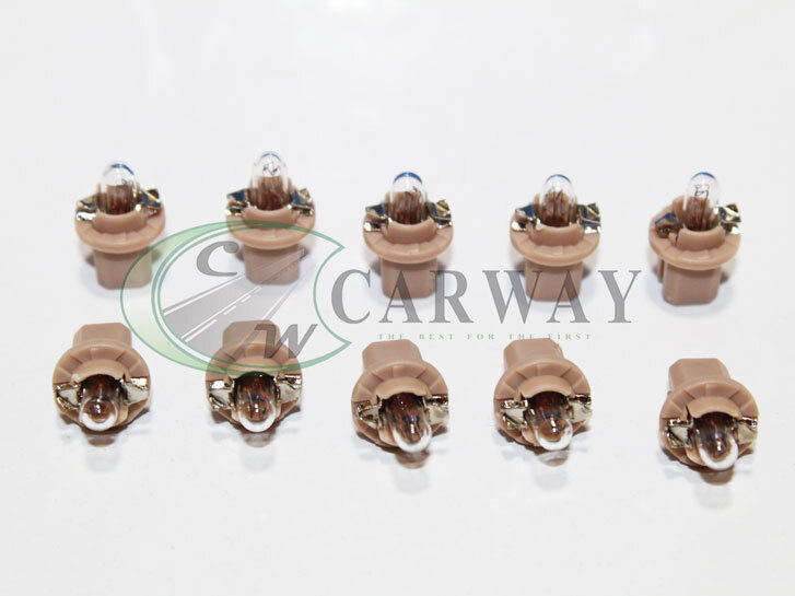 Лампа автомоб. BAX beige 12V 1.5W B8.5d 22049 (10шт) Zollex