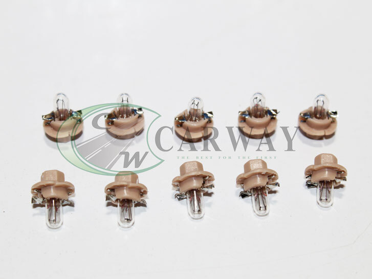 Лампа автомоб. BAX beige 12V 1.8WBX8.4d 22060 (10шт) Zollex